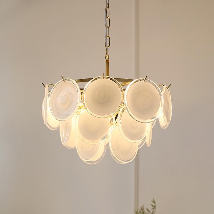 Gold & White glass