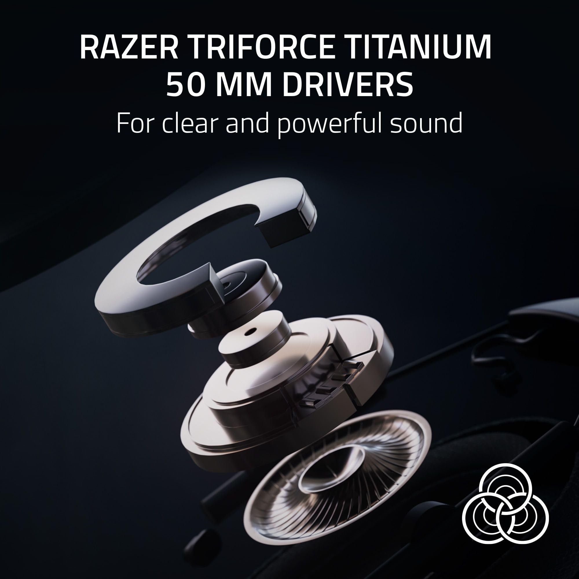 Razer BlackShark V2 Hyperspeed Wireless Gaming Headset for PC - Ultra Lightweight 280g with Super Wideband Mic & TriForce Titanium 50mm Drivers | Noise Isolation Foam Cushions | White | Perfect for Esports, Streaming & Competitive Gaming