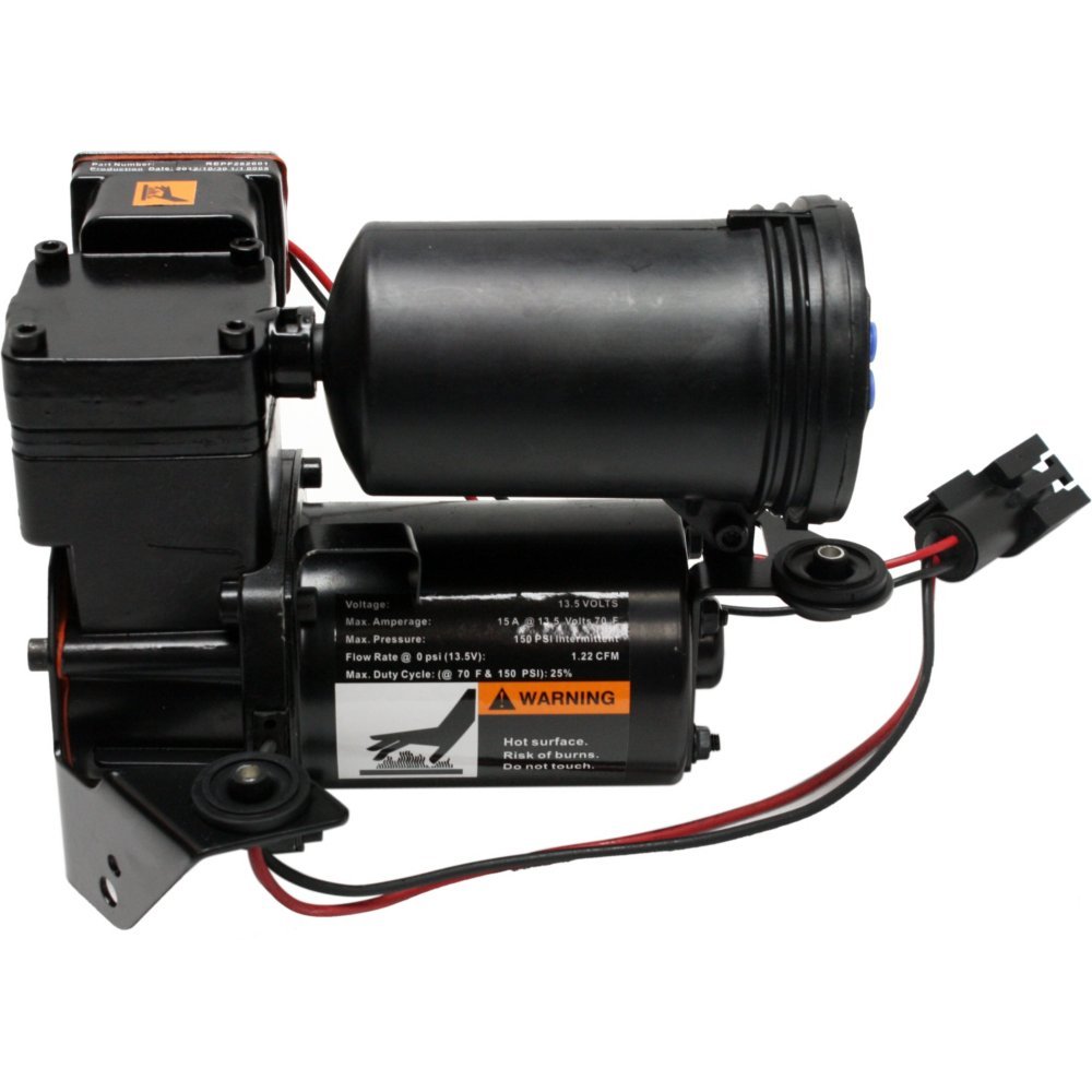 Evan-Fischer Air Suspension Compressor Replacement for 1997-2006 Ford Expedition - Durable Auto Part for Smooth Ride & Off-Road Adventures