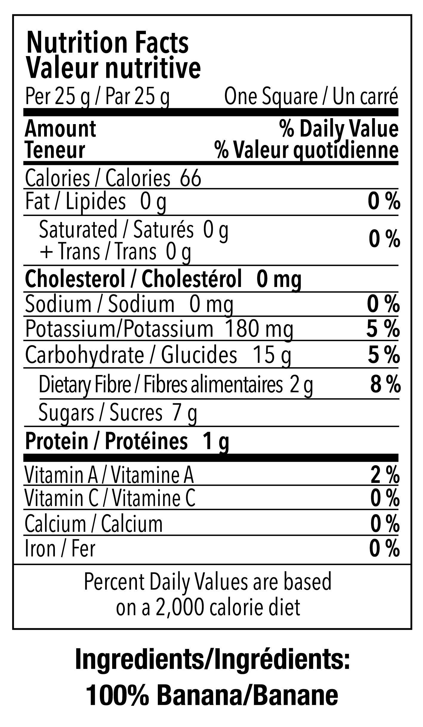 Ipanema Valley Banana Brownies 250g - 12 Pack (120 Squares Original) - Vegan, Gluten Free, No Sugar Added, All Natural Fruit Snacks - Perfect for Healthy Snacking, Lunch Box Treats & On-the-Go Energy Boost
