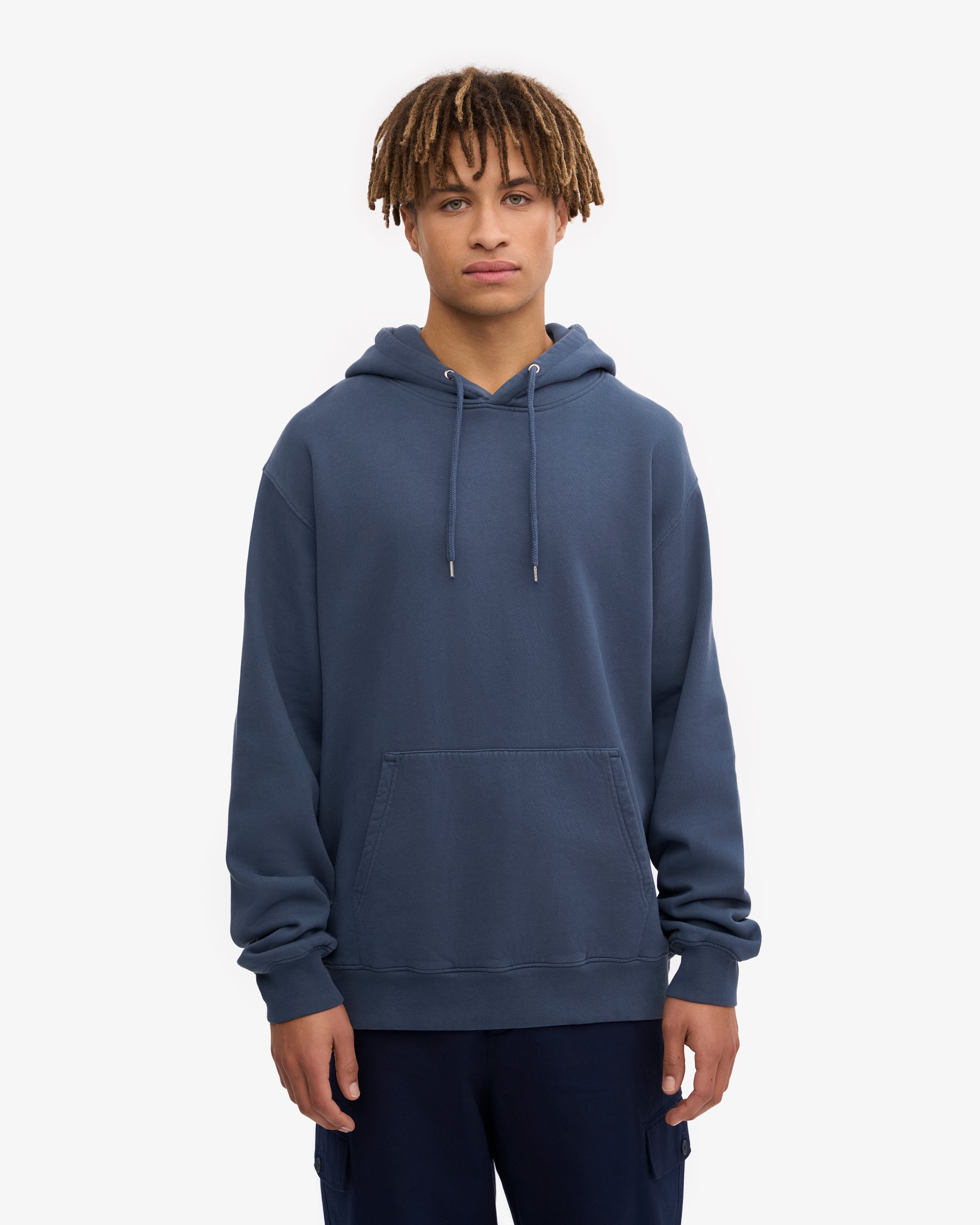 Classic Organic Cotton Hoodie - Petrol Blue | Eco-Friendly & Comfortable for Casual Wear & Outdoor Activities
