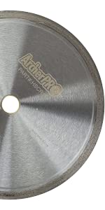 Archer PRO 4.5-Inch Continuous Rim Diamond Blade - Premium Wet Tile Saw Blade for Porcelain & Ceramic Cutting - 7/8-Inch Arbor Compatible with Angle Grinders - Perfect for Bathroom Renovations, Kitchen Backsplashes & Floor Tile Installations