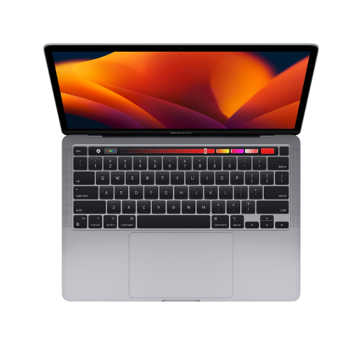 Apple MacBook Pro 13-inch M2 Chip 512GB SSD 16GB RAM 8-Core CPU 10-Core GPU (2022 Model) Space Gray - Powerful Laptop for Work, Study & Creative Projects