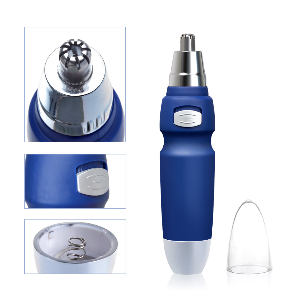 Electric Nose & Ear Hair Trimmer for Men - Safe & Painless Facial Grooming, Beard & Nose Hair Removal Razor - Perfect for Travel, Home & Personal Care Routine