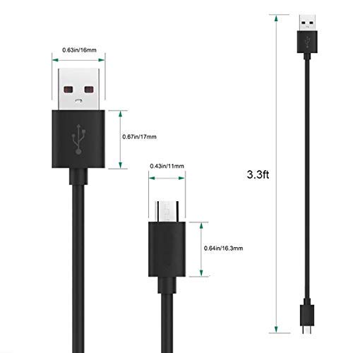 Fast Charging Micro USB Cable 5ft - Compatible with ZTE Axon Mini & More - High Speed Data Sync & Quick Charge - Durable for Home, Office & Travel Use