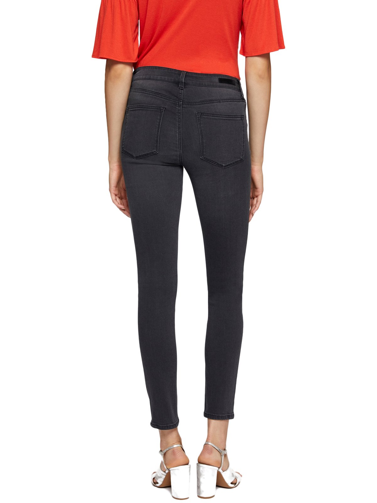 Sanctuary Women's Jr Robbie Zip-Pocket Skinny Jeans - Black Wash Size 32 | Stretch Denim Pants for Casual Wear & Night Out