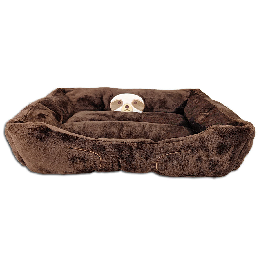 Cozy Sloth-Themed Pet Bed for Cats & Small Dogs - Soft & Comfortable for Cuddling | Perfect for Home, Office & Travel Use