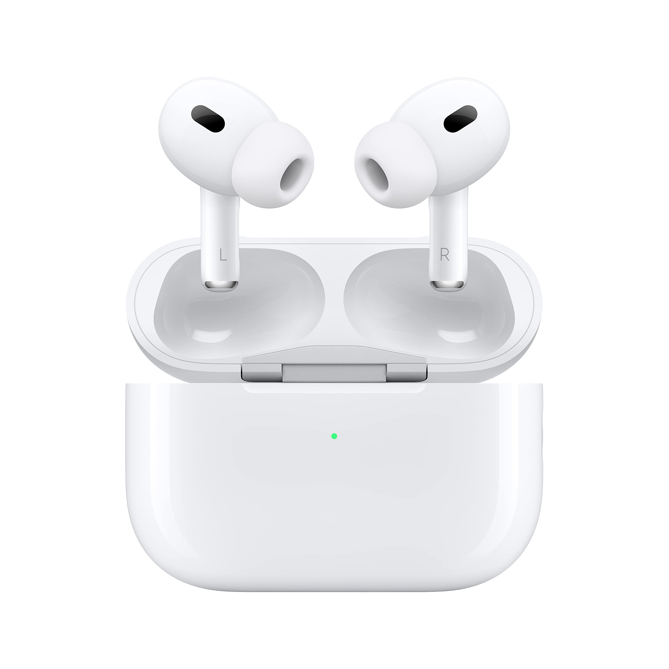 Apple AirPods Pro (2nd Generation) Wireless Earbuds with MagSafe Charging Case (USB-C) - Renewed Premium Refurbished Noise Cancelling Bluetooth Headphones for iPhone, iPad, Mac - Perfect for Workouts, Commuting & Travel