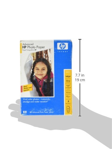 HP Advanced Photo Paper - Premium Glossy 100 Sheets for High-Quality Prints | Ideal for Photo Albums, Scrapbooking & Professional Photography