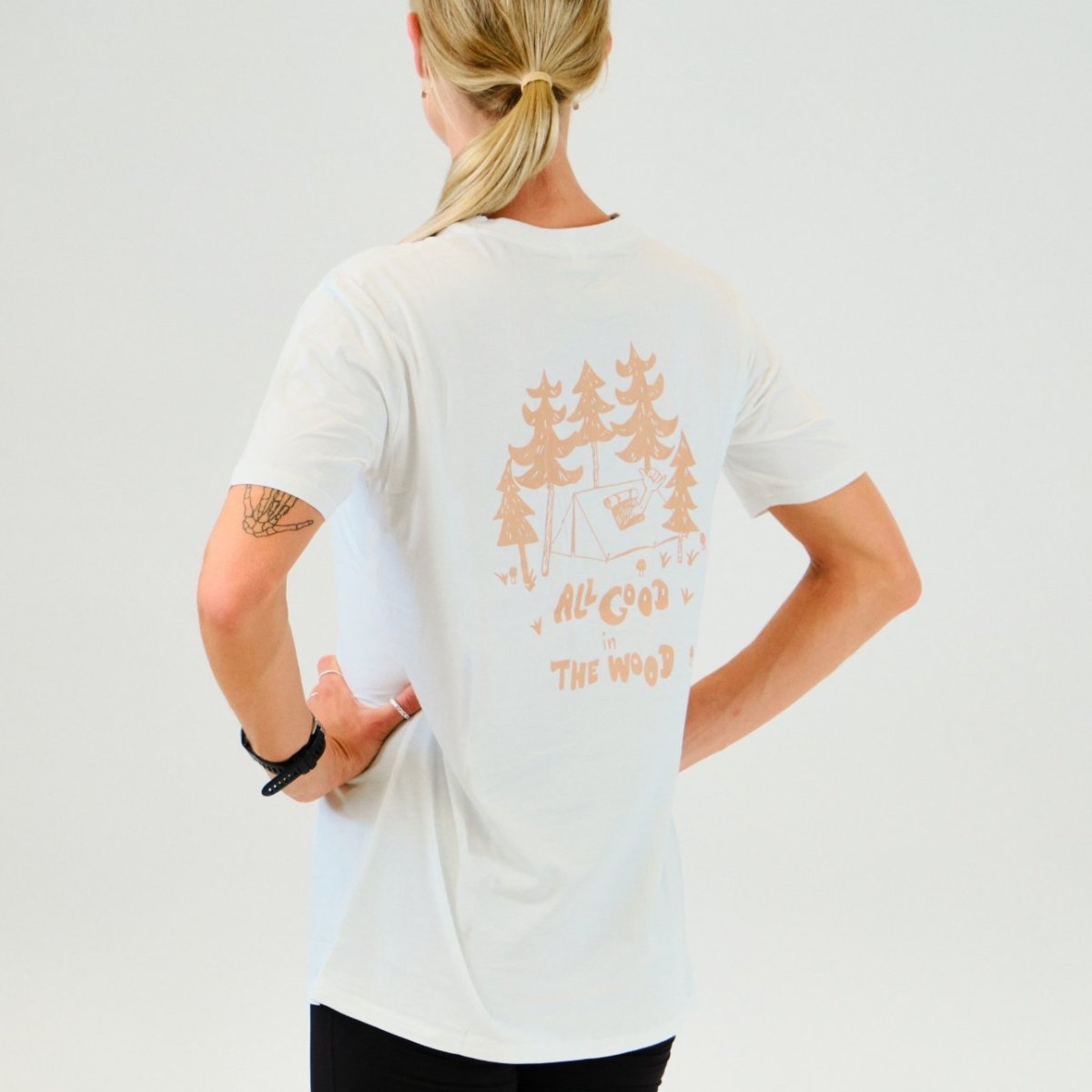 All Good in the Wood | Eco-Friendly Unisex Organic Cotton T-Shirt for Men & Women - Perfect for Casual Wear, Daily Outfits & Sustainable Lifestyle