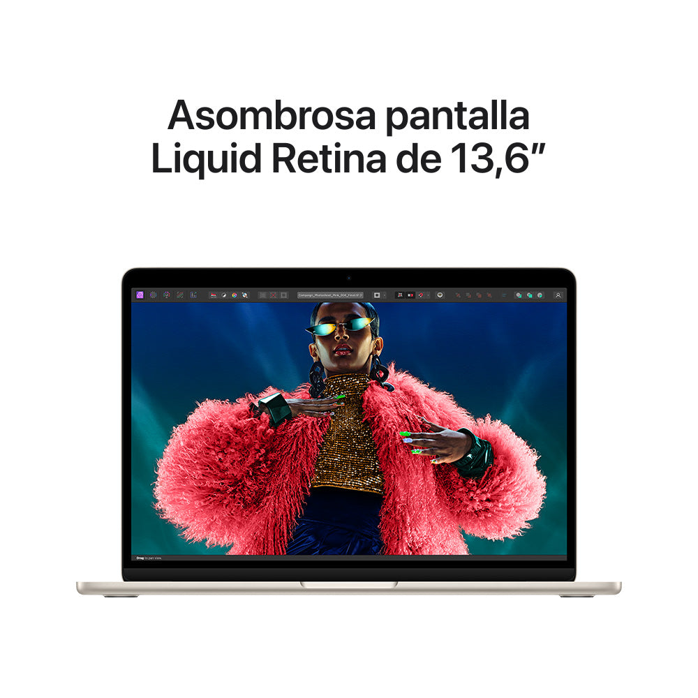 Apple MacBook Air 13-inch with M3 Chip - 8-Core CPU, 8-Core GPU, 256GB SSD (Starlight) - Perfect for Students, Professionals & Remote Work