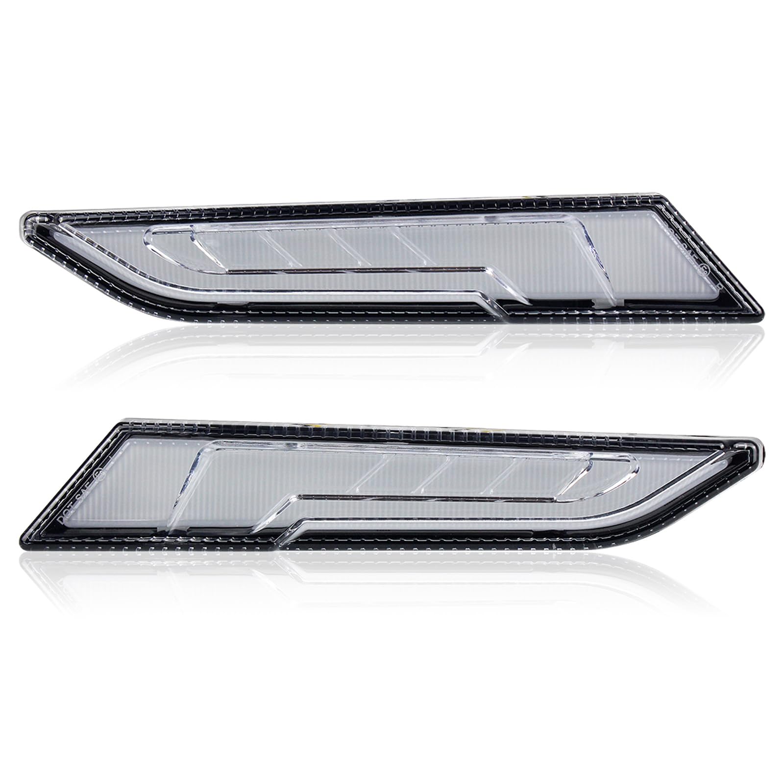 Polaris Slingshot S/R/SL/SLR/GT 2020-2022 LED Accent Panel Light - DRL & Turn Signal Replacement (2pcs, Lower) - Compatible with Part #2884606 | Enhance Visibility & Style for Day & Night Driving