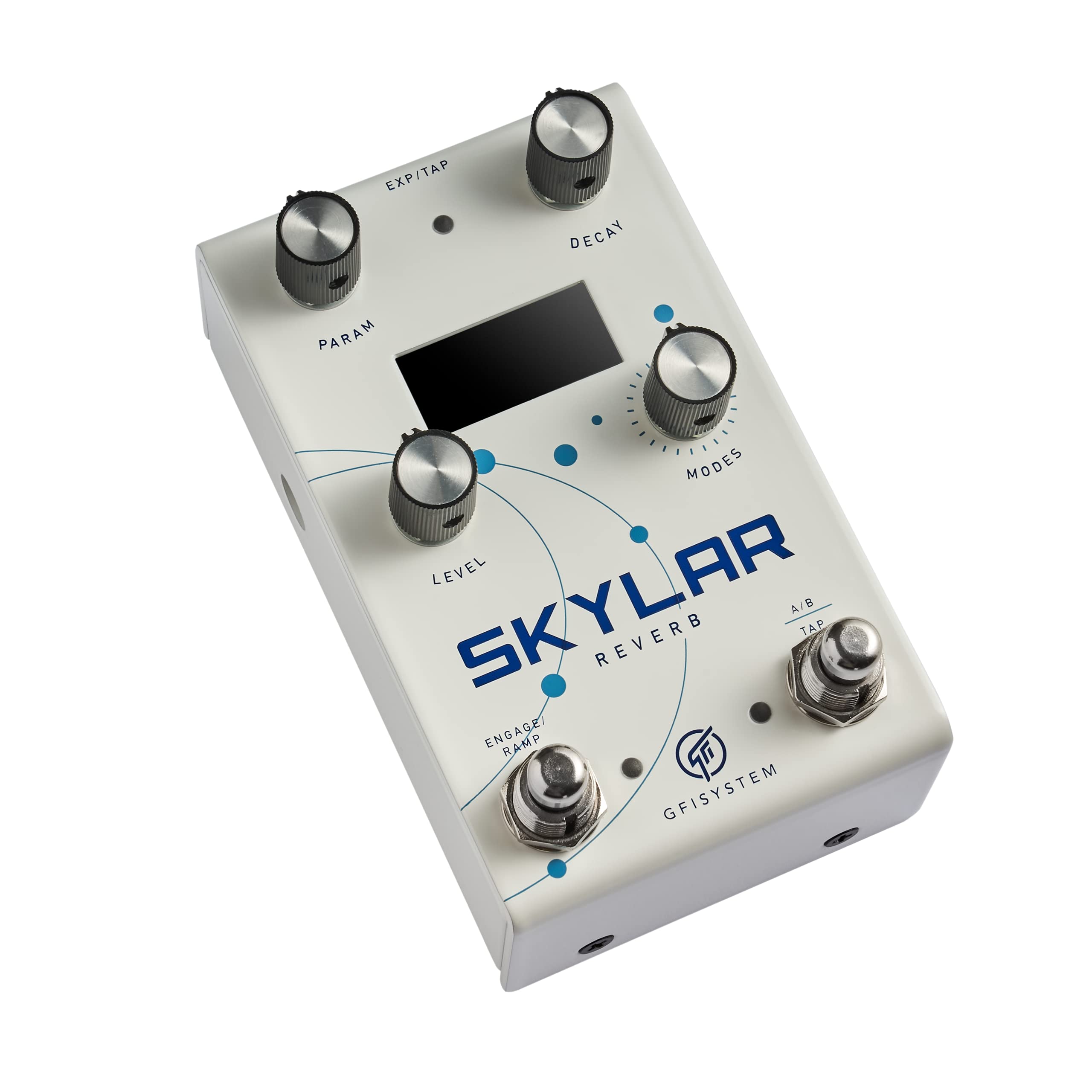 Skylar Stereo Reverb Pedal - Professional Guitar Effects Pedal for Electric & Acoustic Guitars - Perfect for Live Performances & Studio Recording