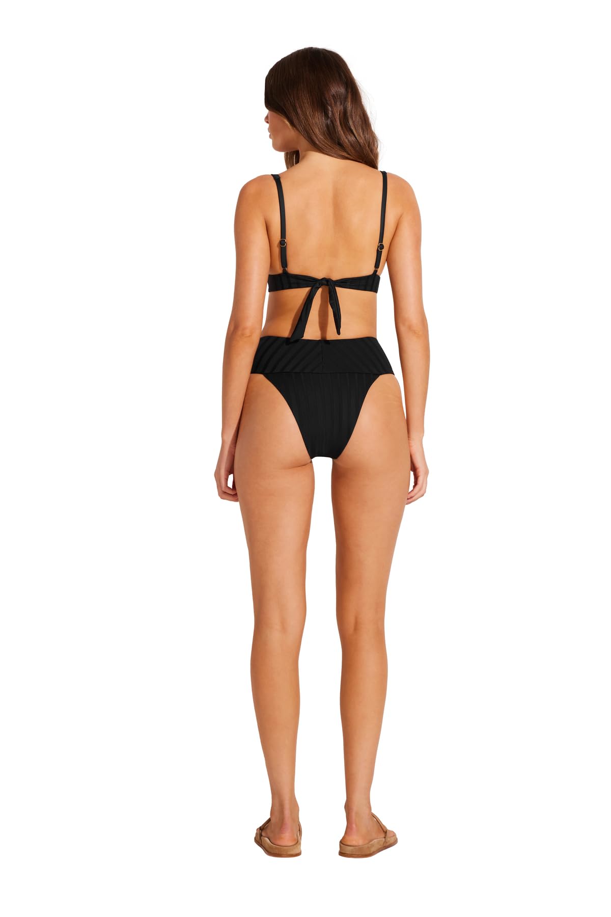 Women's SuperRib Halter Underwire Bikini Top - High Support Swimwear for Beach, Pool & Vacation | Plus Size Swim Top for Women