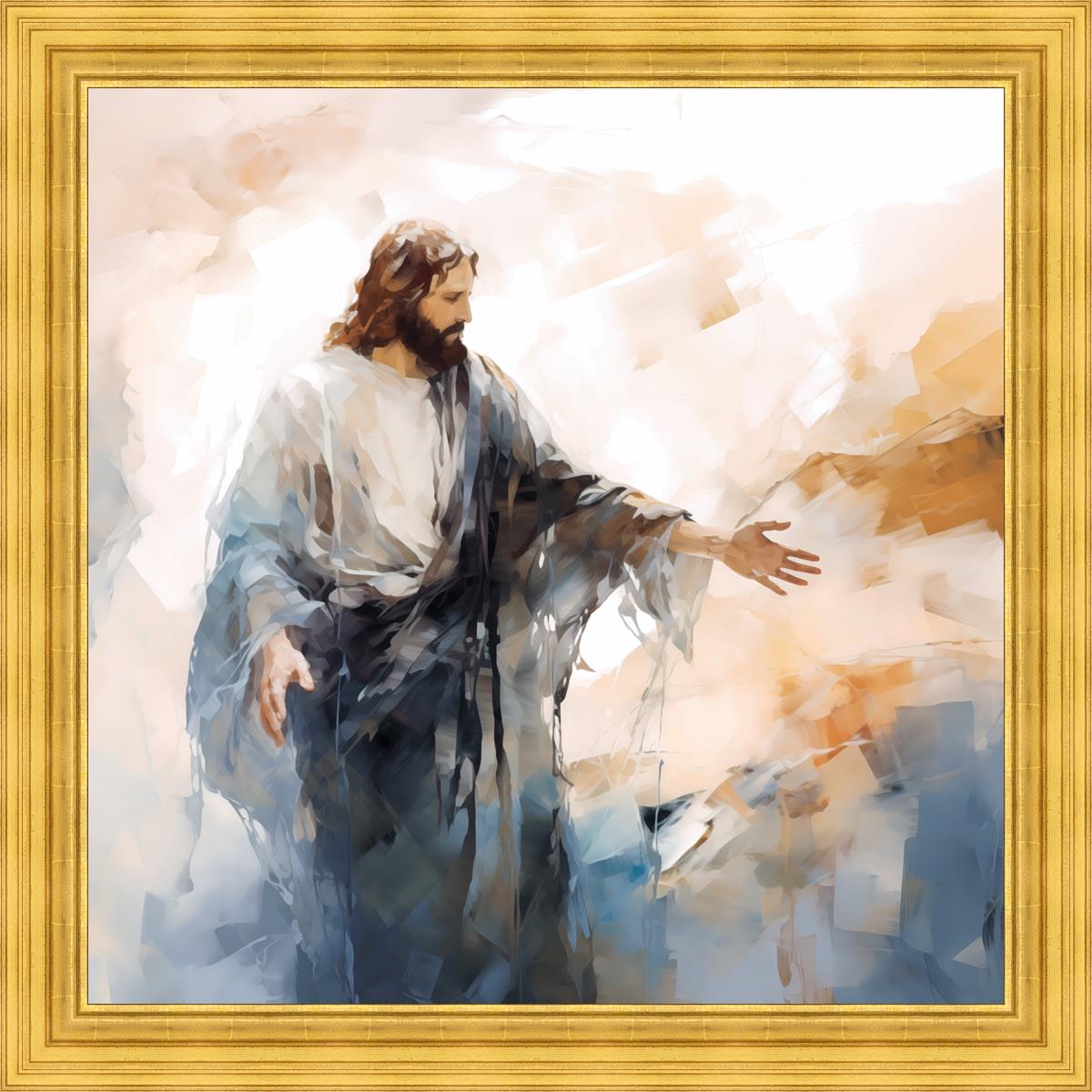 Come Unto Me Large Wall Art - Inspirational Christian Home Decor for Living Room, Bedroom & Office - Perfect for Gifts & Spiritual Spaces