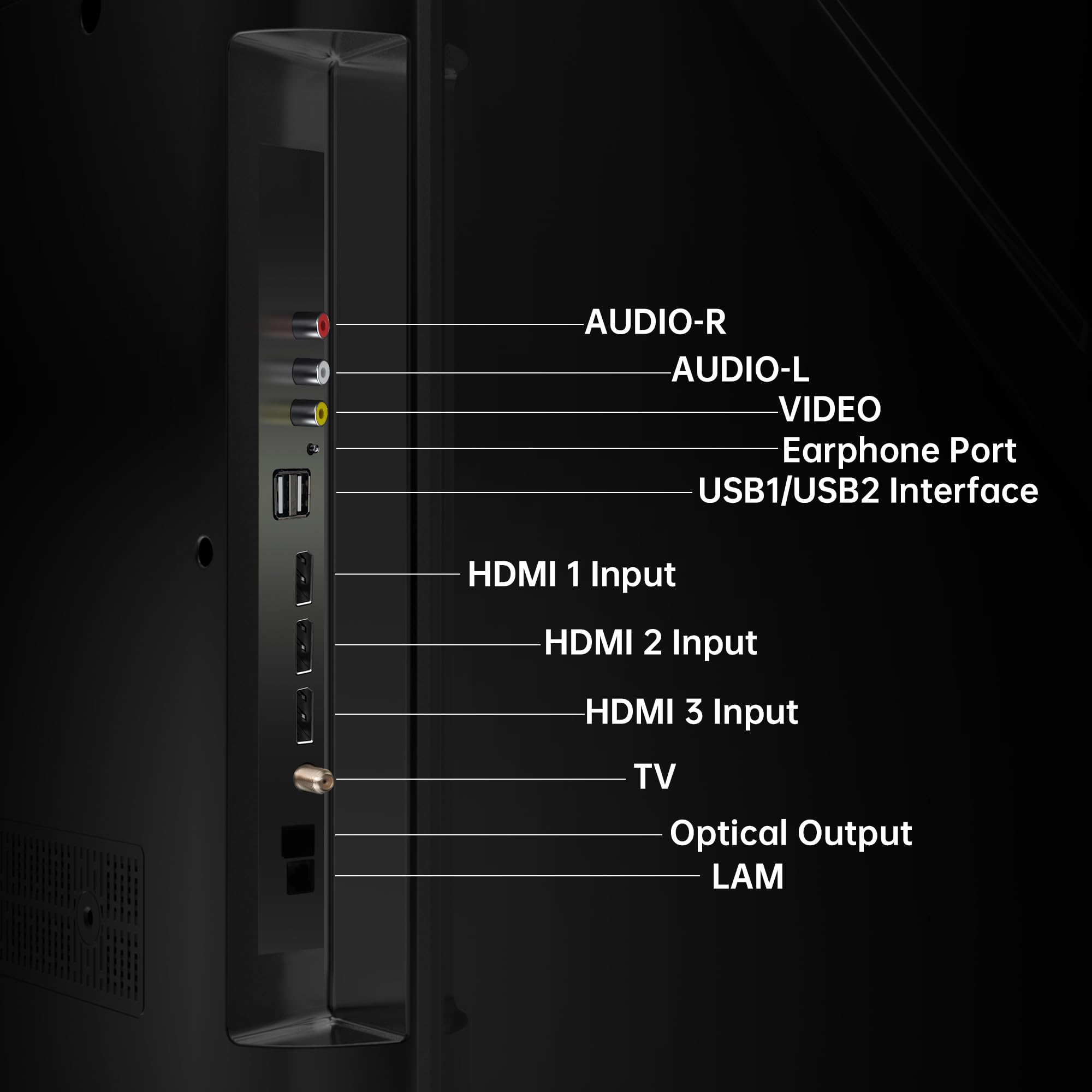 HORION 55-inch 4K UHD Smart LED TV (Model 55P6D, 2025) with WebOS 22 - Ultra Slim Design, Mega Contrast, HDR10, MEMC, Dolby Atmos - Perfect for Streaming, Gaming & Home Entertainment - Bluetooth, HDMI, WiFi Connectivity