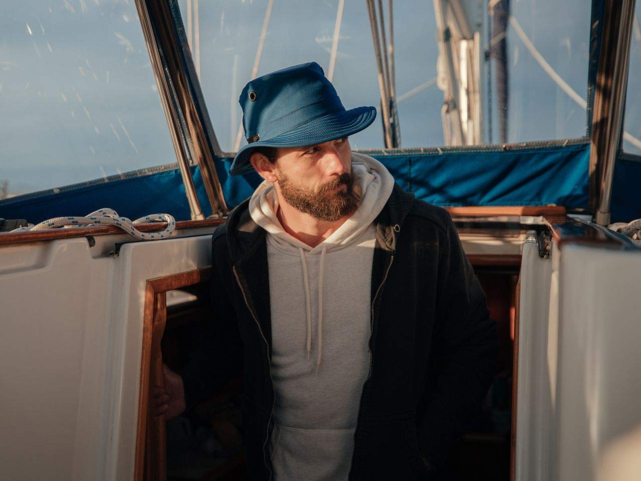 Tilley Men's Sun Hat - UPF 50+ UV Protection, Waterproof & Breathable for Outdoor Activities, Hiking, Fishing & Travel