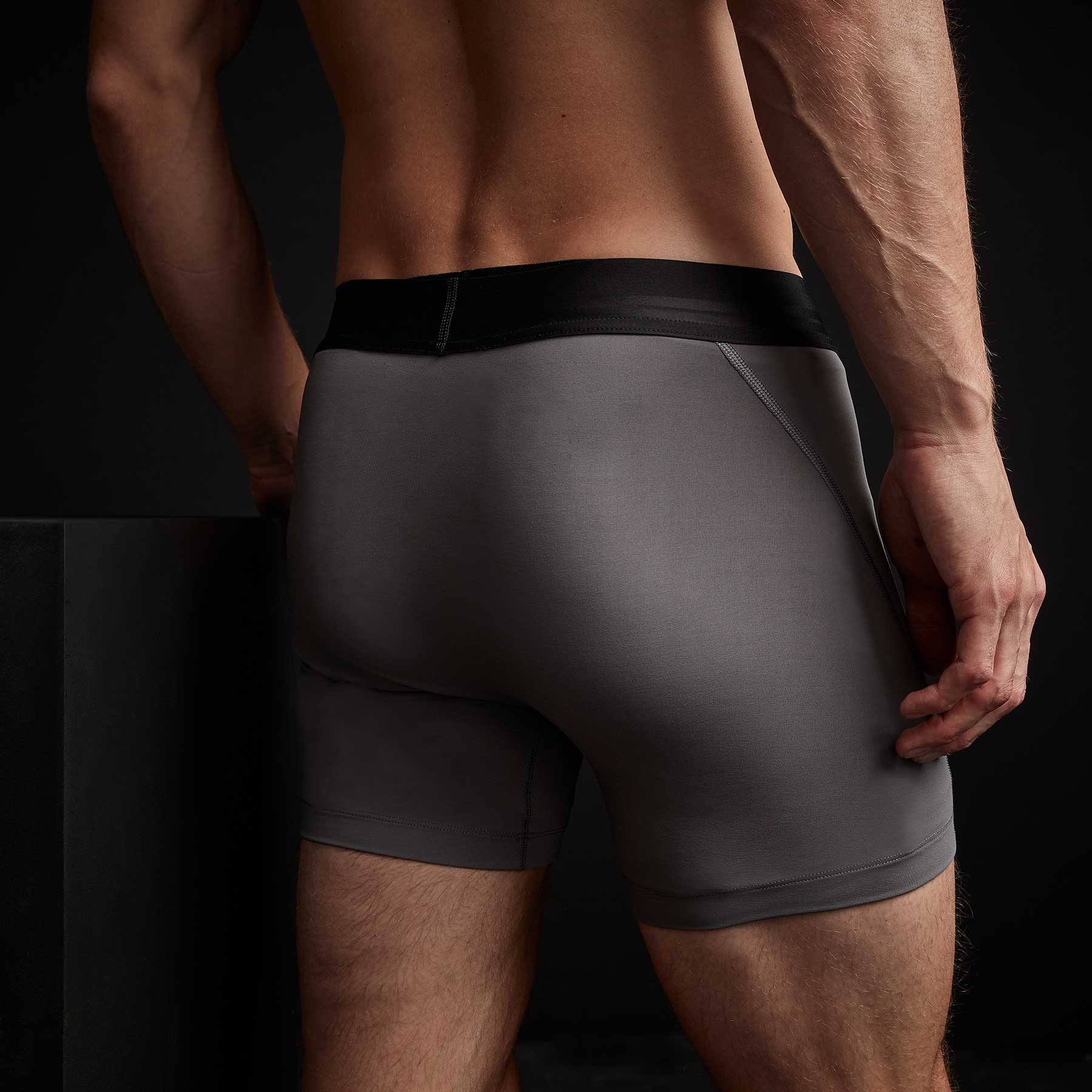 Premium Men's Sport Boxer Shorts - Breathable & Comfortable Raccoon Grey Underwear for Active Lifestyles | Gym, Running & Everyday Wear