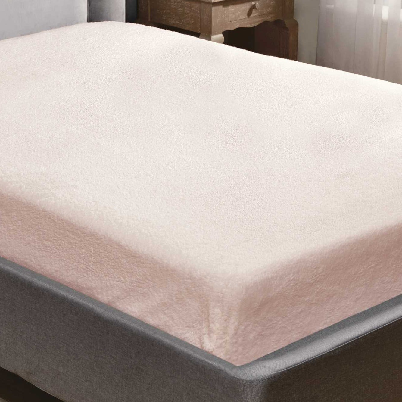 Cozy Sherpa Teddy Fleece Fitted Sheet - Soft Pink Bed Sheet for Winter Warmth | Perfect for Cold Nights, Baby Cribs & Cozy Bedroom Decor