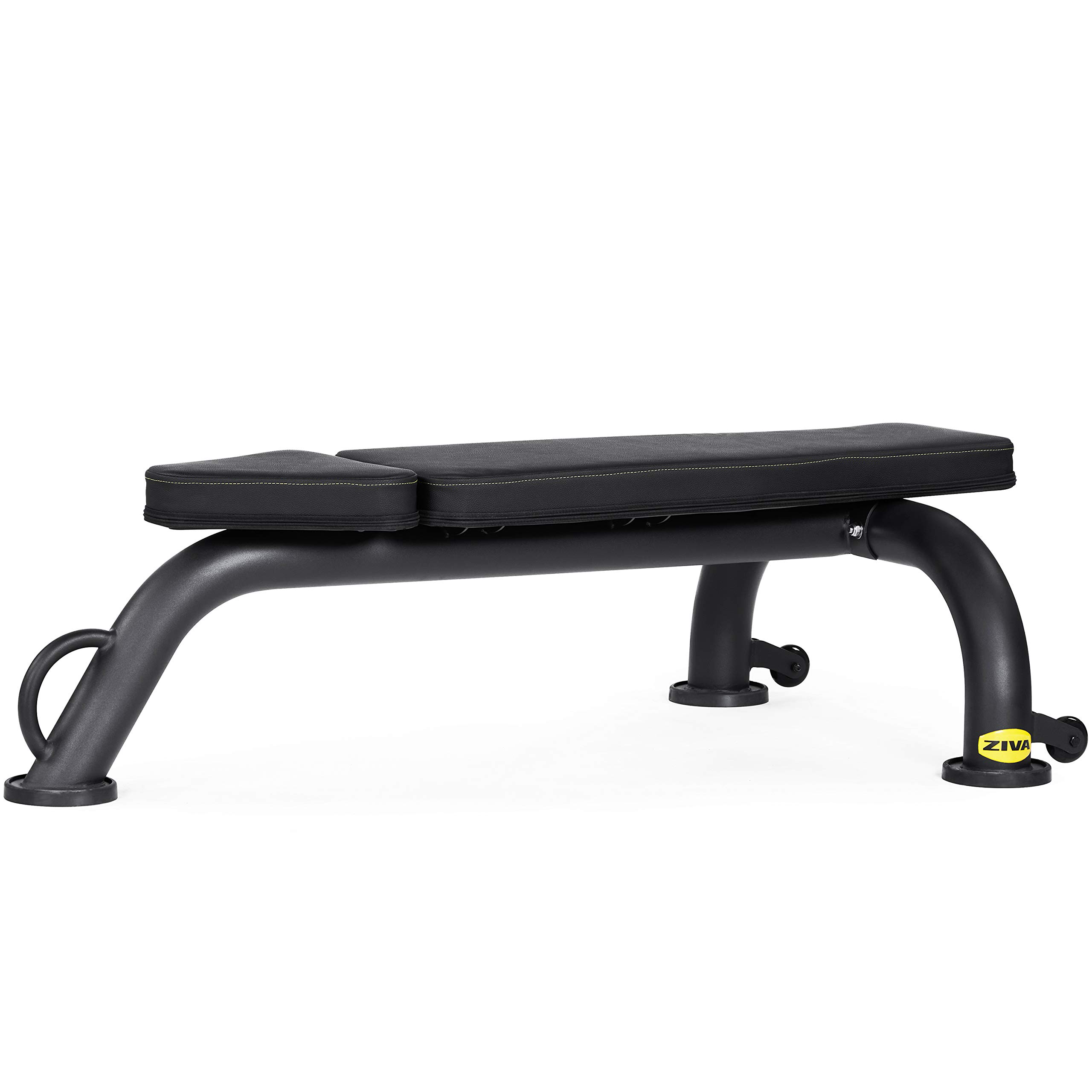 ZIVA Performance Flat Weight Utility Bench for Strength Training & Abdominal Workout – 600 lbs Capacity, 89mm Steel Frame, High-Density PU Foam Padding, Compact Design (41x85x146 cm, 19kg) – Perfect for Home Gym, CrossFit & Bodybuilding Workouts