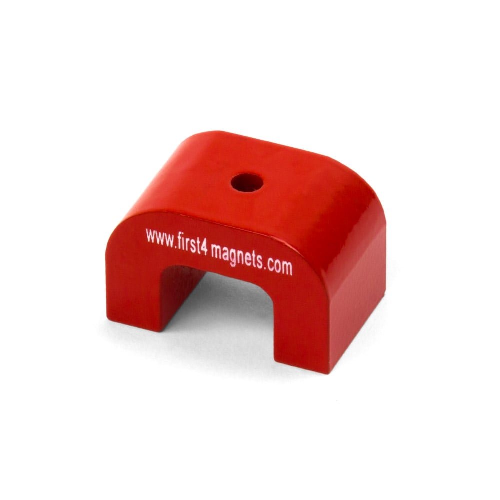 Alnico Horseshoe Magnet - Small Red (1-3/16