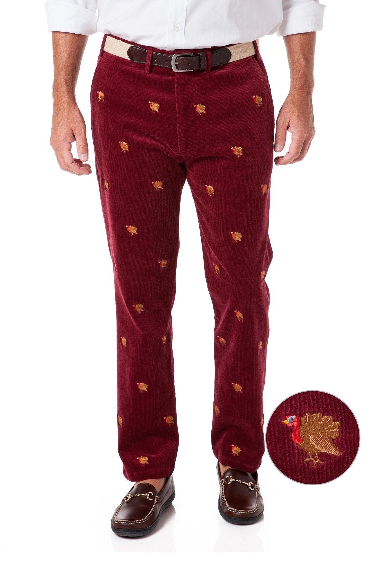 Beachcomber Corduroy Pants for Women - Merlot Wine Color, Comfortable Stretch Fit, Casual Fall & Winter Trousers - Perfect for Travel, Work, and Weekend Outings