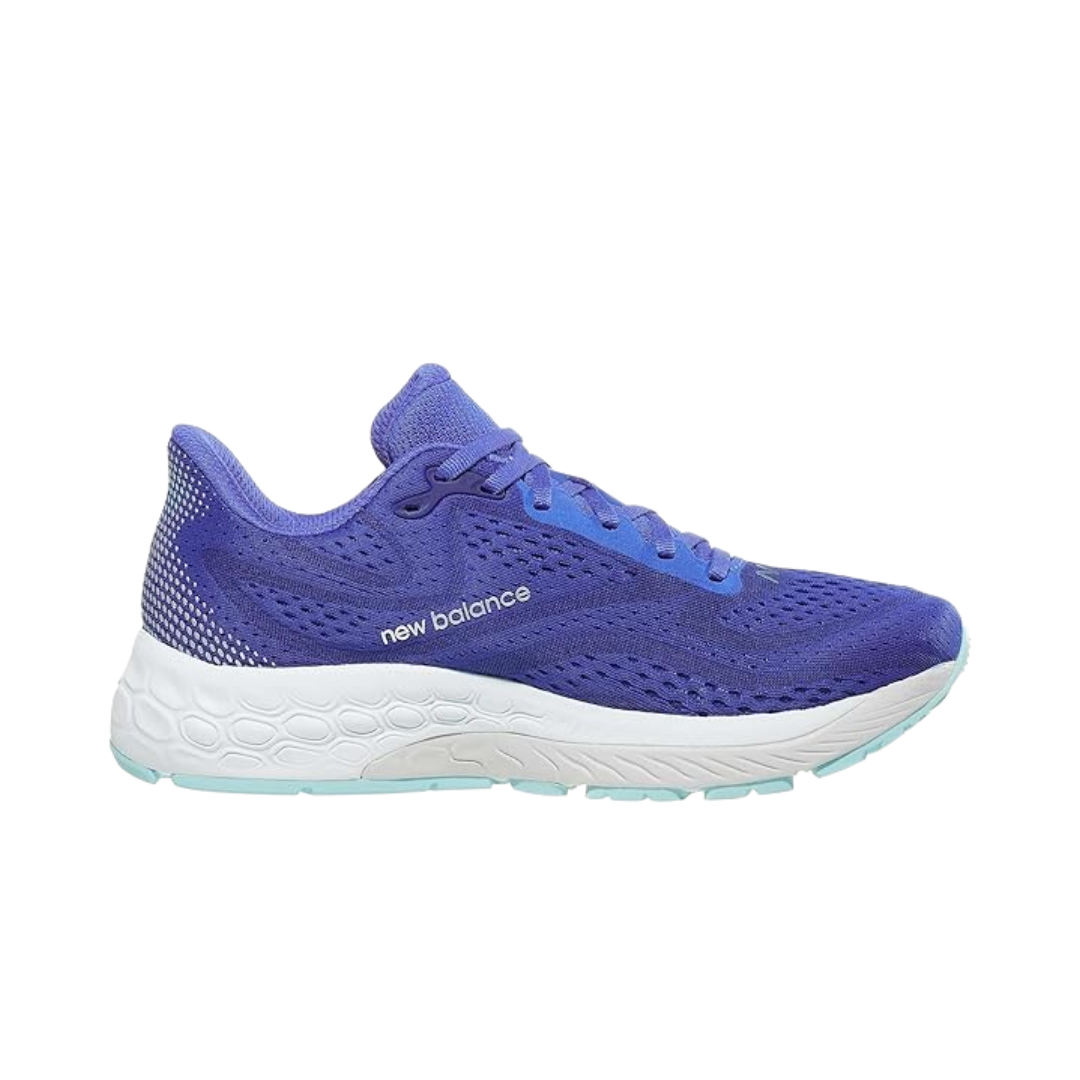 New Balance Women's Fresh Foam X 880v13 Running Shoes - Marine Blue & Bright Cyan (B Width) | Lightweight Cushioned Sneakers for Jogging, Gym Workouts & Daily Wear
