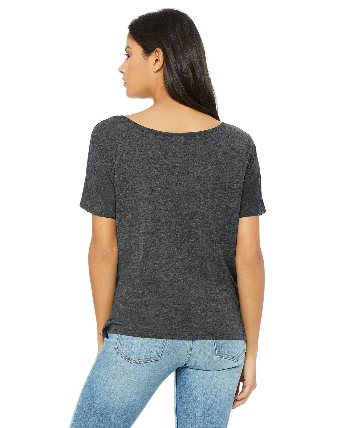 Bella + Canvas 8816 Women's Slouchy Scoop Neck T-Shirt - Soft Cotton Relaxed Fit Tee for Casual Wear, Lounge & Everyday Outfits