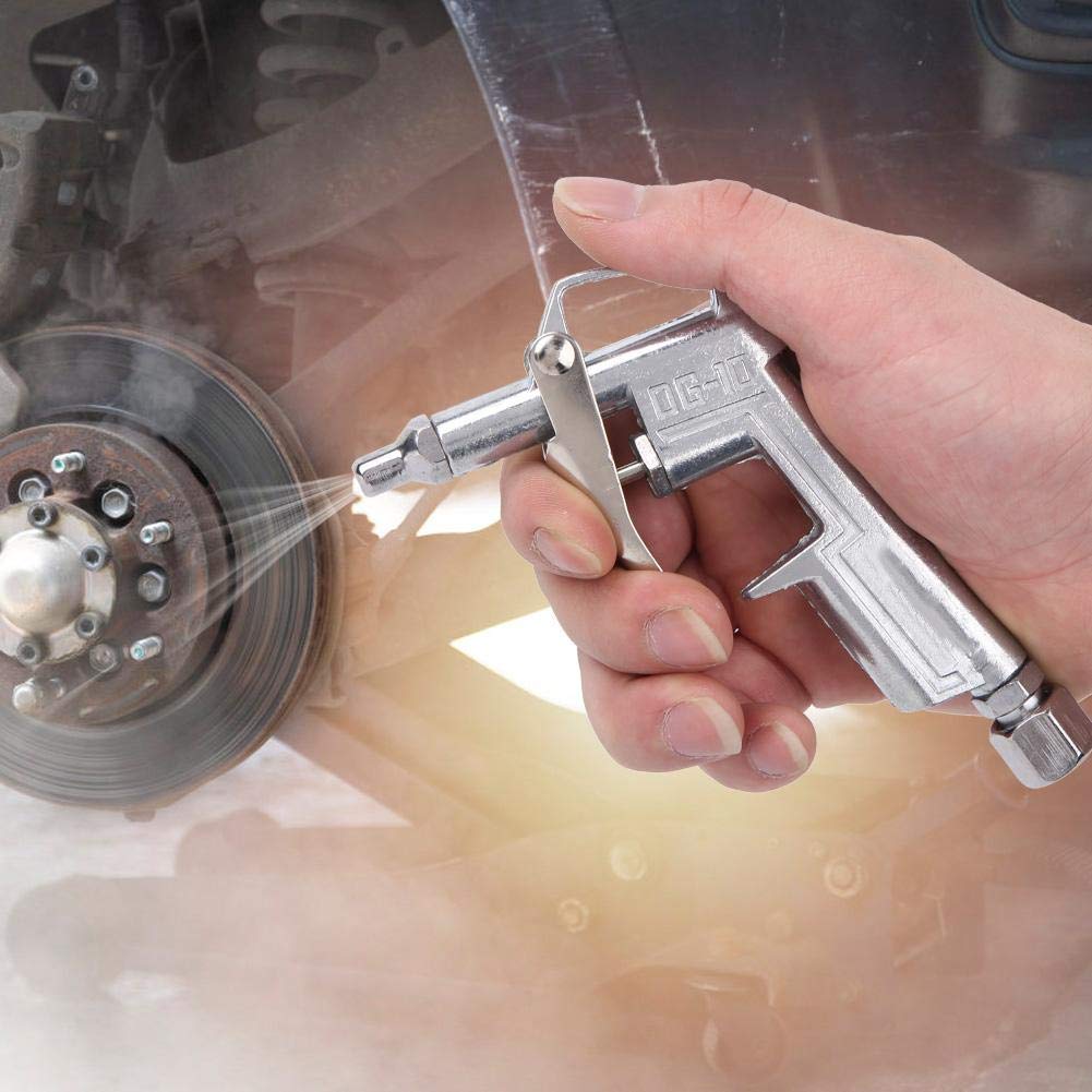 DG-10 Adjustable Pneumatic Air Nozzle Blow Gun - Aluminum Alloy Dust Cleaning Tool for Motorcycle Repair, Workshop & Industrial Cleaning (High-Pressure Air Duster for Auto Maintenance, Electronics, HVAC Systems)