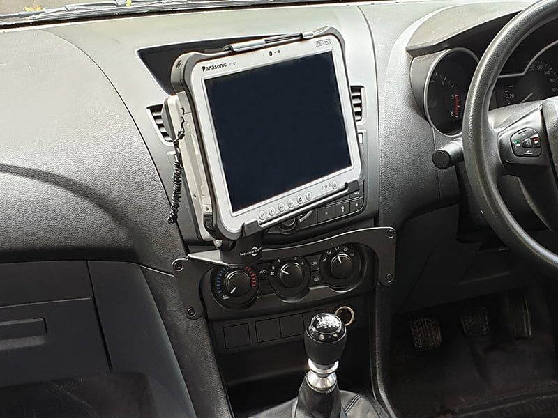 Industrial Evolution InDash Mount for Mazda BT 50 (2012+) - Secure Car Phone Holder for GPS Navigation & Hands-Free Driving