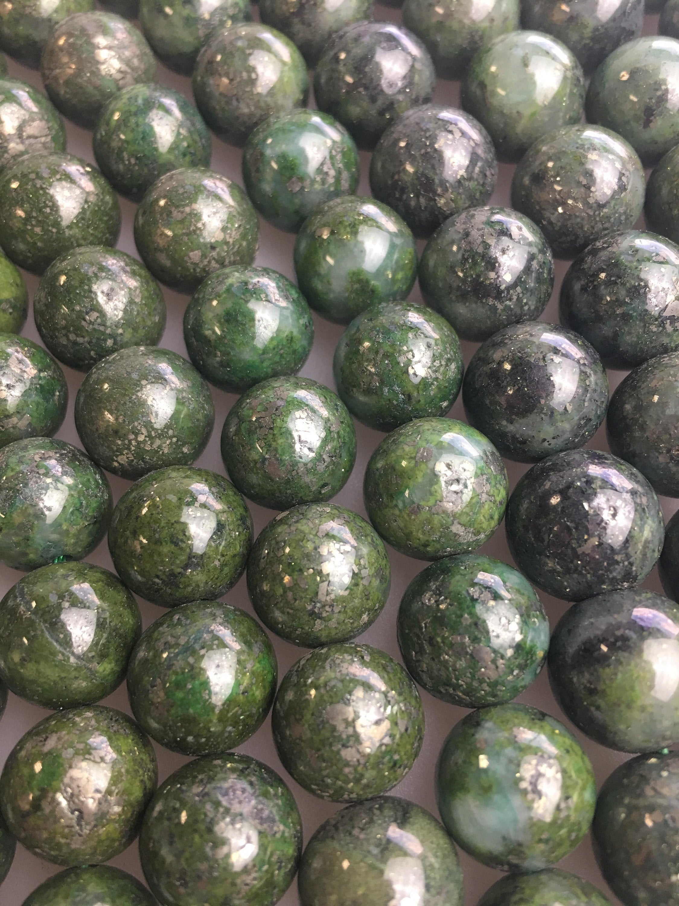 Natural Chrysoberyl Smooth Round Beads 12mm 15.5