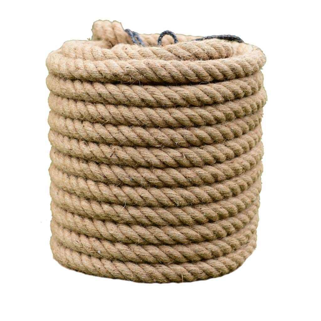 Premium Hemp Rope for DIY Crafts - 30MM/9M Strong Natural Jute Twine - Perfect for Gardening, Hammock Making & Home Decor Projects - Eco-Friendly & Durable