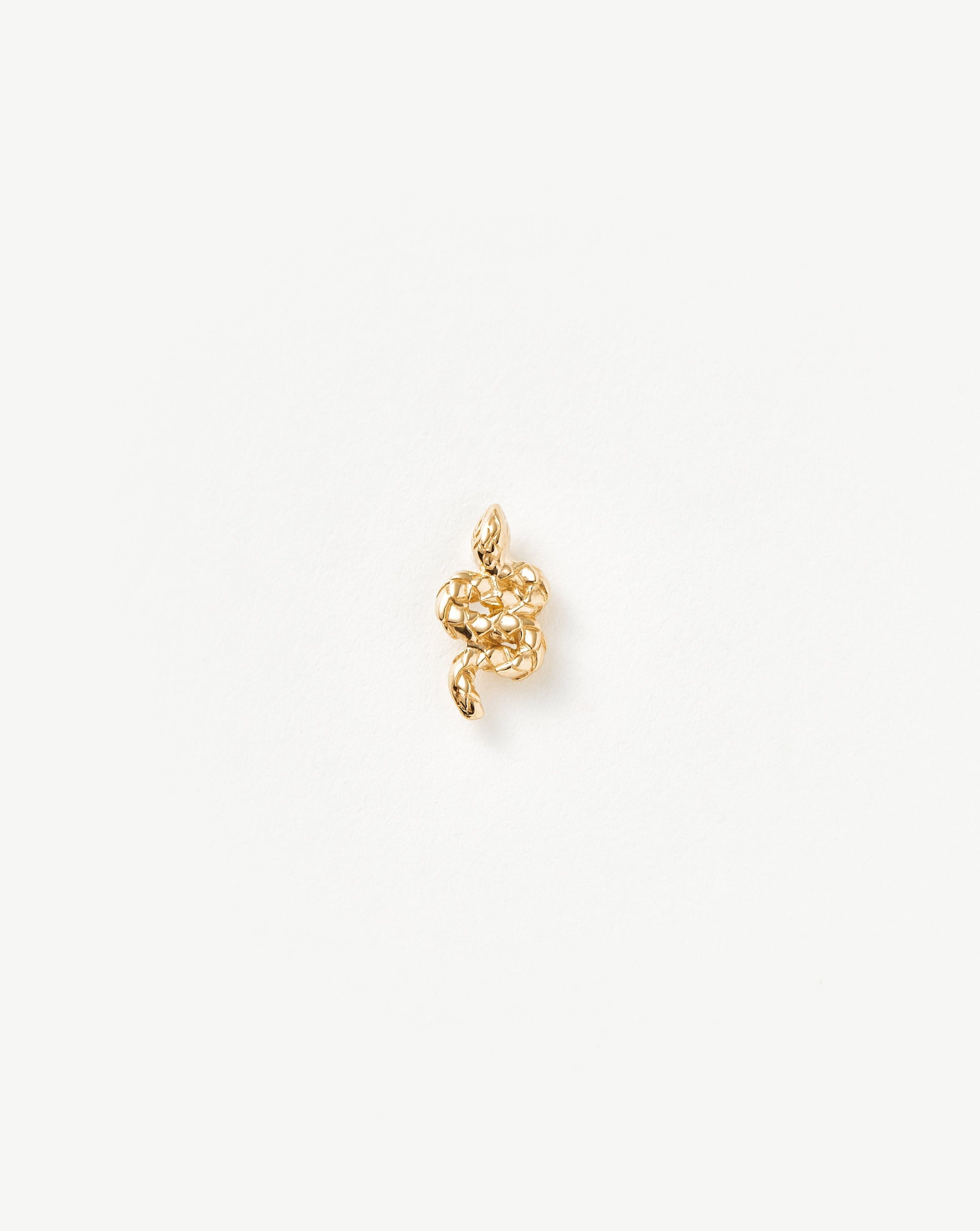 Fine Snake Single Stud Earring - Elegant Jewelry for Women | Perfect for Casual Wear, Parties & Gifts