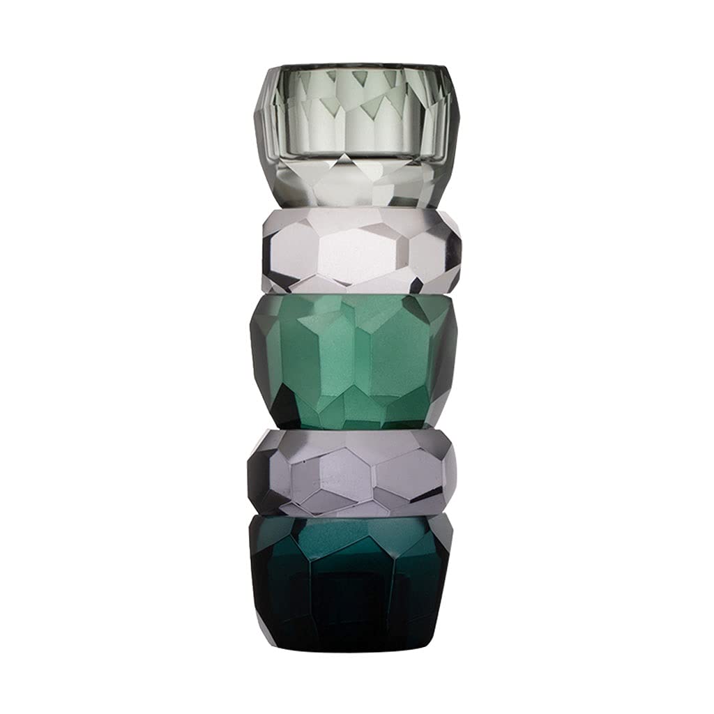 Luxury Crystal Glass Candle Holder - Elegant Wedding Candelabra for Romantic Home Decor, Modern Dining Table Centerpiece, Desktop Lamp (Color A) | Perfect for Weddings, Anniversaries, Dinner Parties & Home Decoration