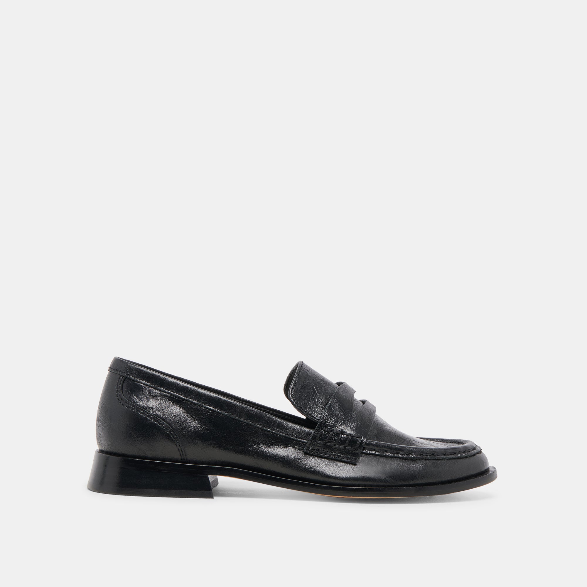 HILLY Black Leather Loafers for Men & Women - Comfortable Slip-On Shoes for Casual, Office & Travel