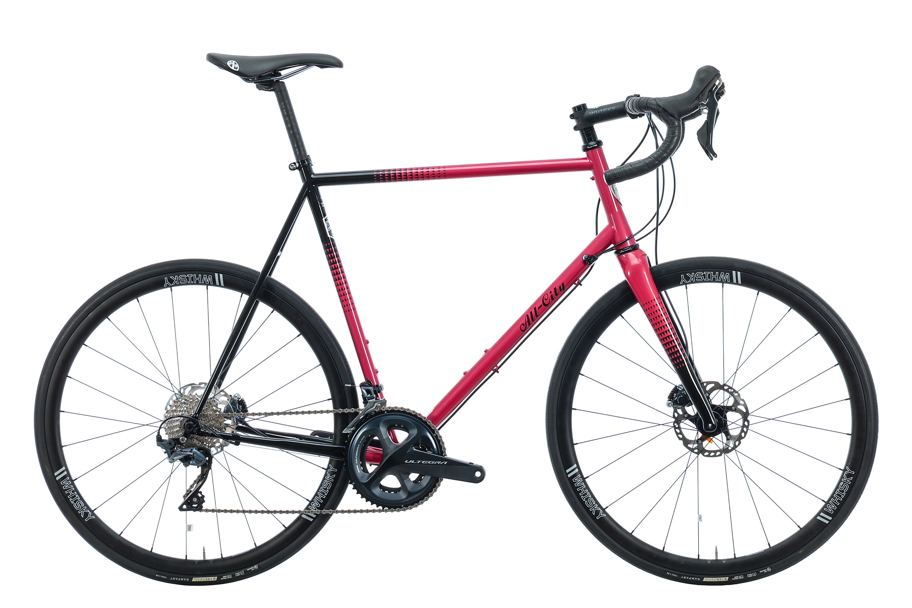 2023 All City Zig Zag Ultegra Road Bike - 61cm Carbon Frame, Shimano Groupset - Perfect for Urban Commuting & Long-Distance Cycling