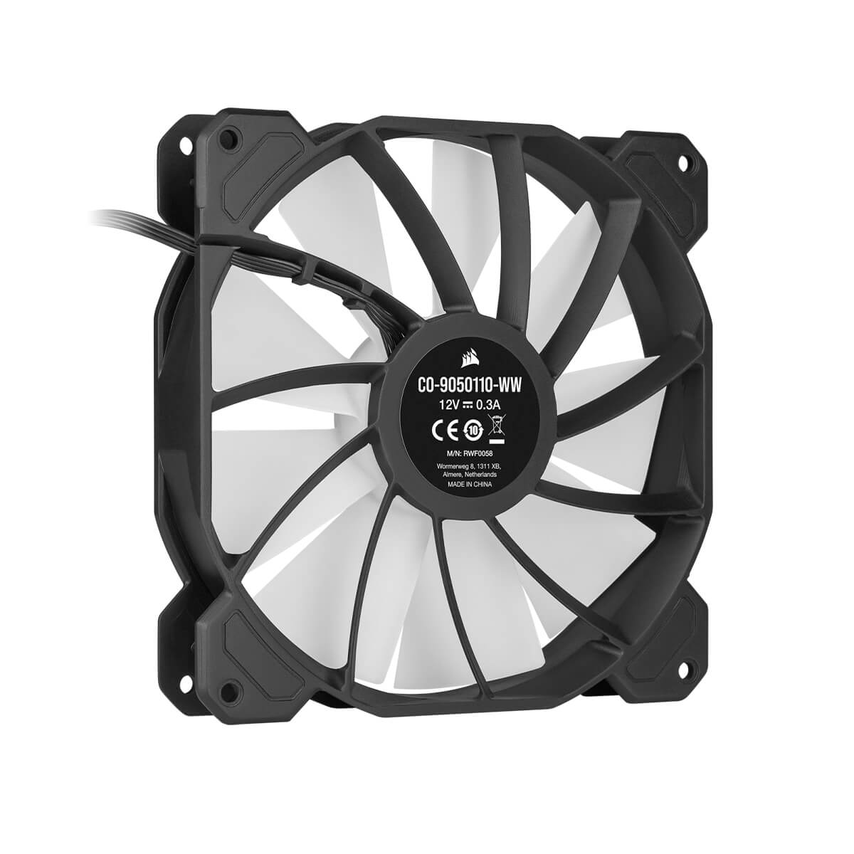 Corsair iCUE SP140 RGB ELITE High Performance 140mm PWM PC Cooling Fan - Single Pack - Perfect for Gaming PCs, Workstations & PC Case Cooling