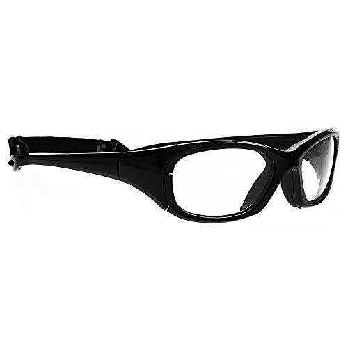 Lead Glasses for X-Ray Radiation Protection - 0.75mm Pb Lightweight MX30 Safety Glasses with Soft Nose Pad (Black) | Perfect for Dentists, Radiologists & Medical Professionals