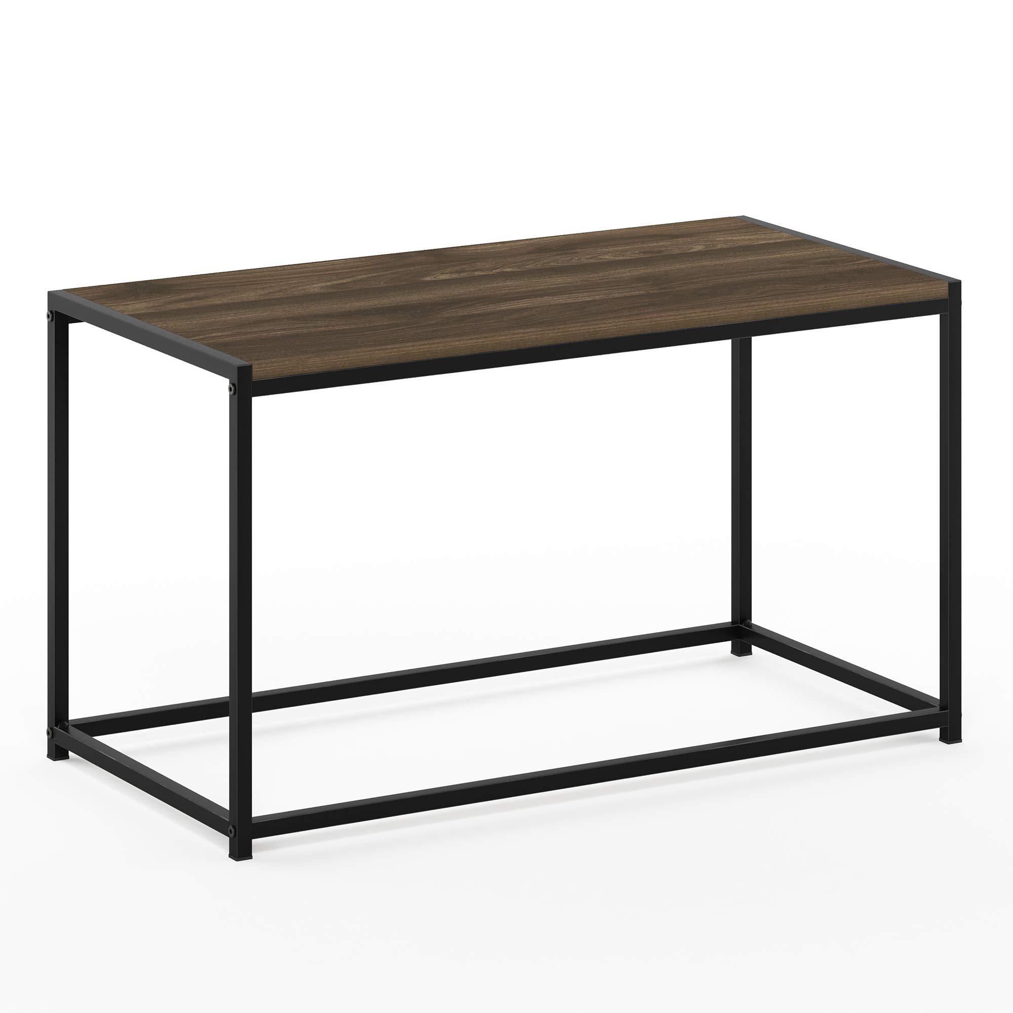FURINNO Camnus Modern Living Room Coffee Table - Columbia Walnut Finish, Stylish Center Table for Living Room, Office, Dorm & Small Spaces