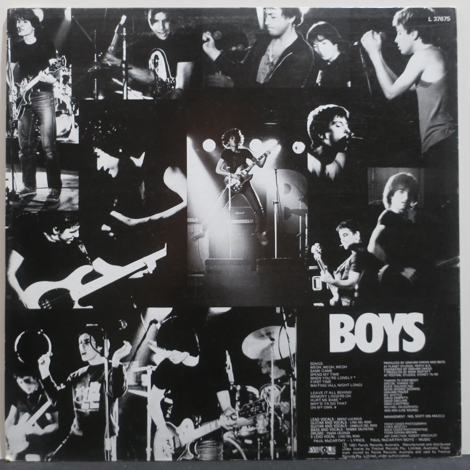 Original 1981 Oz Boys S/T Vinyl LP - Australian Power Pop Record - Perfect for Collectors & Music Lovers