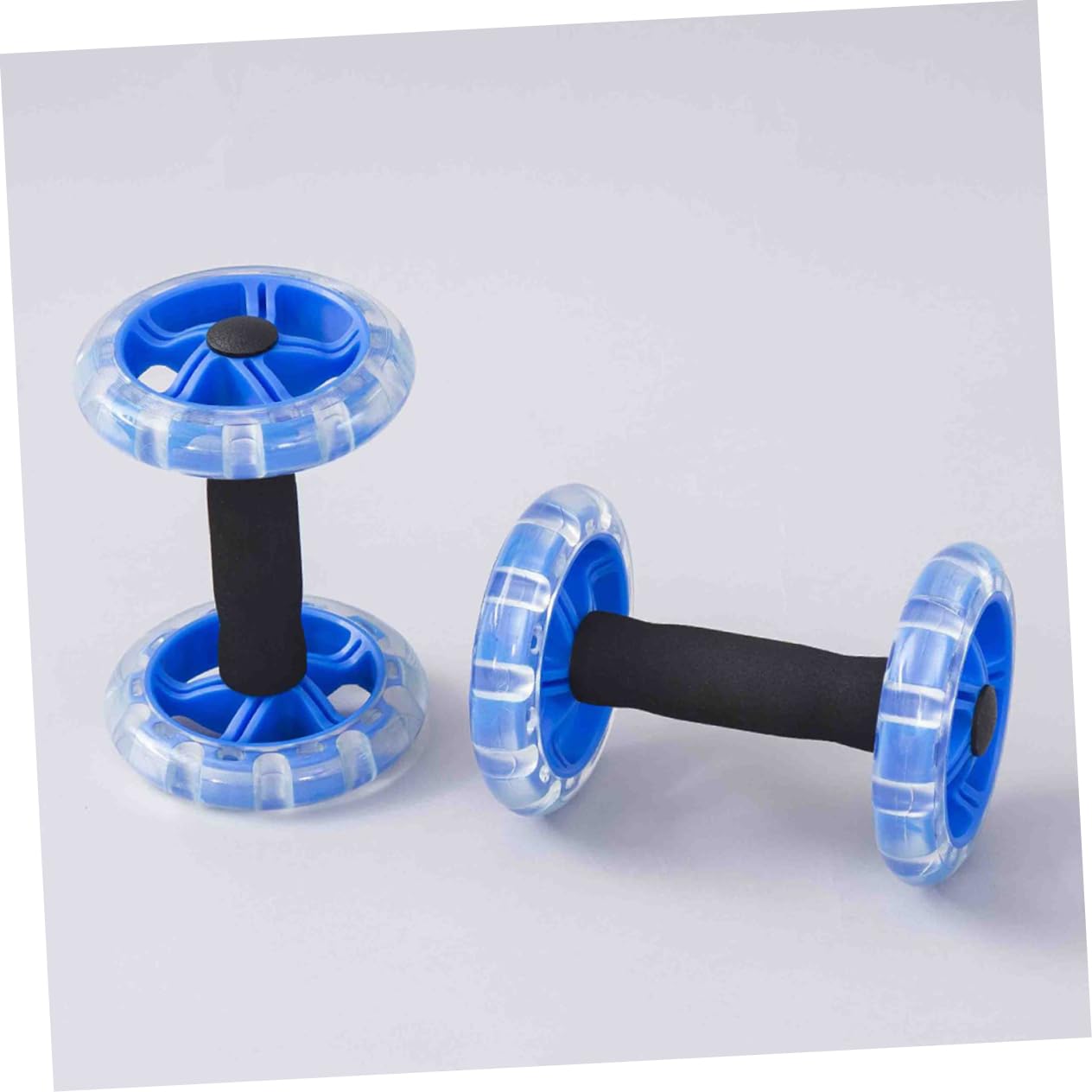 Professional Ab Wheel Roller for Home Gym - Core Workout Equipment for Abs & Fitness Training - Yellow Abdominal Roller for Strength Exercise - Perfect for Home, Office & Gym Use