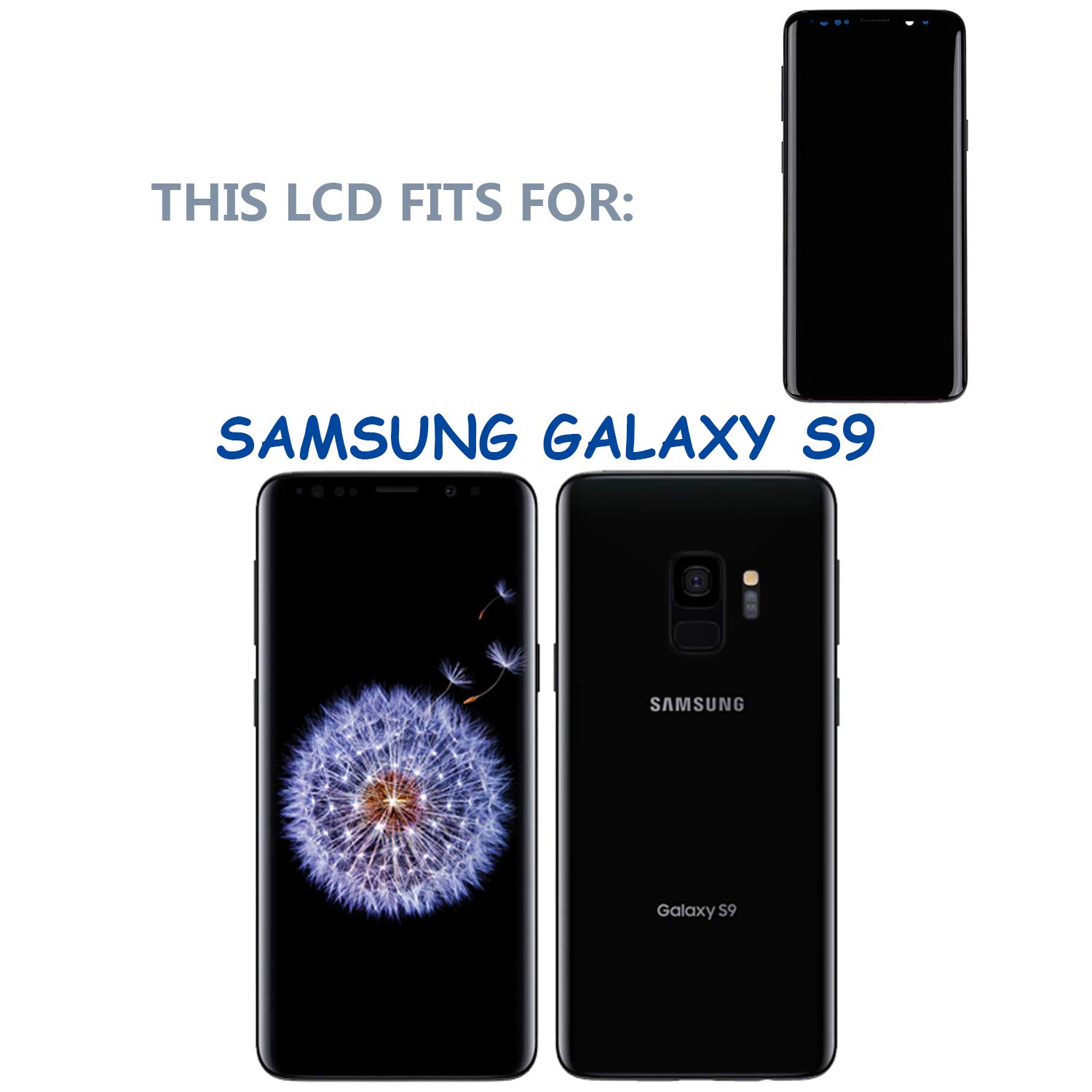 Original Title: AM-OLED Compatible with Samsung Galaxy S9 G960U G960F G960W Black LCD Display Touch Screen Display with Frame + Tools    Optimized Title: Samsung Galaxy S9 AM-OLED Touch Screen Display Replacement - Compatible with G960U/G960F/G960W Models - Includes Frame & Repair Tools - Perfect for DIY Screen Fixes & Phone Repairs