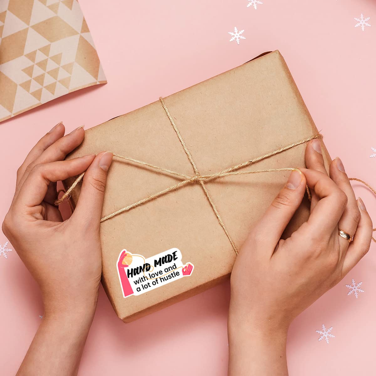 Funny Small Business Stickers Pack - 500 PCS Handmade Thank You & Shipping Labels for Packaging, Mail Envelopes - Perfect for Etsy Sellers, Online Shops & Small Business Branding