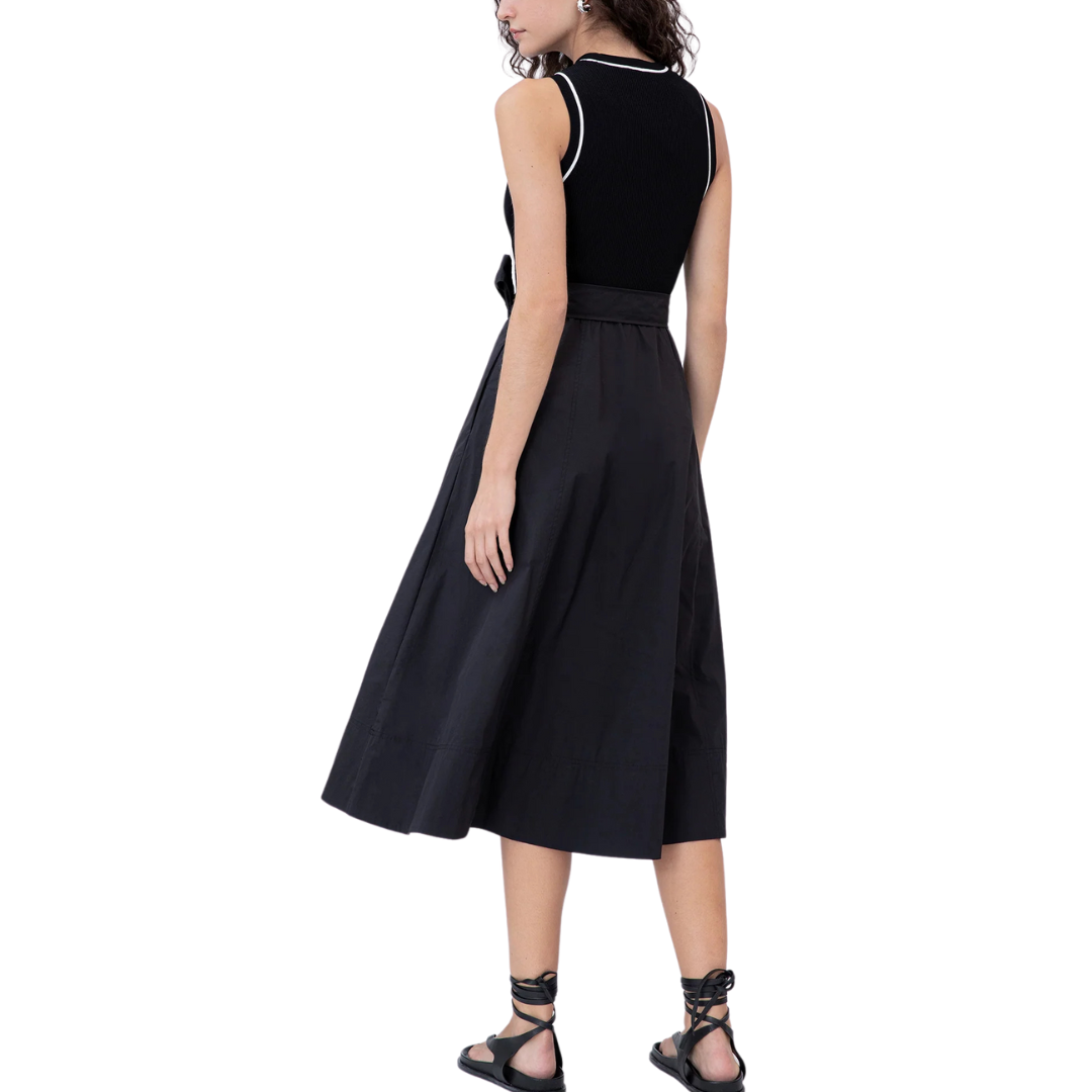 Devon Solid Poplin Dress - Women's Classic Cotton Dress for Casual & Office Wear | Perfect for Summer, Travel & Everyday Outfits