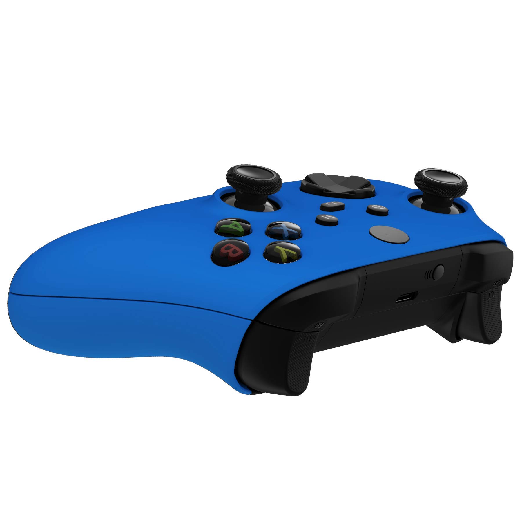eXtremeRate Blue Full Shell Replacement with Battery Cover for Xbox Series X/S Controller - DIY Customization (Controller Not Included) - Perfect for Gaming, Modding & Personalization