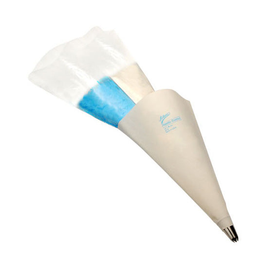 Ateco 465 Clear 2-in-1 Striping Pastry Bag - 18 Inch, Pack of 10 - Perfect for Cake Decorating, Cookie Icing, and Baking Supplies - Ideal for Home Bakers & Professional Chefs