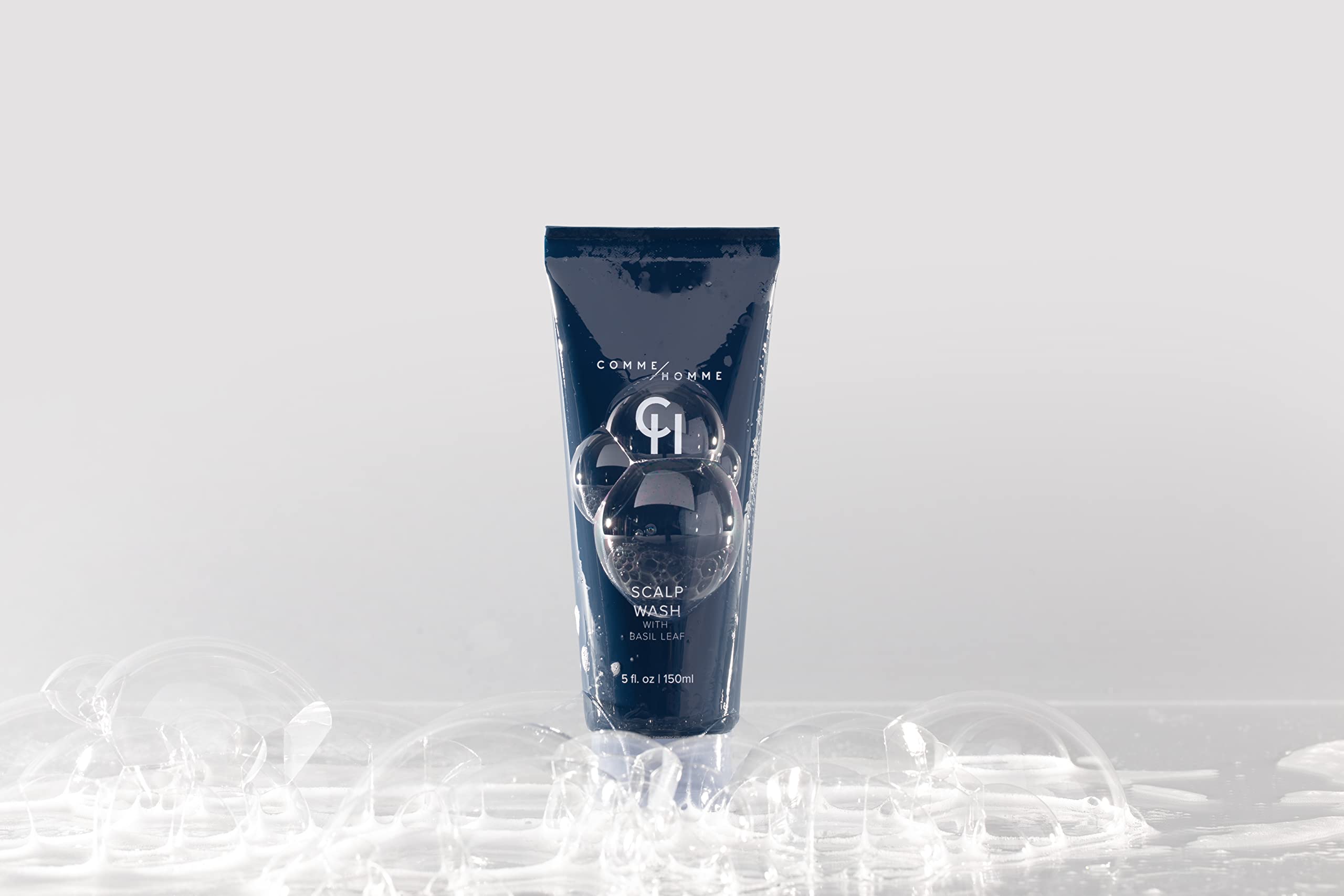 Comme Homme Hydrating Scalp Wash for Bald Men - Moisturizing & Cleansing Face & Scalp Treatment, 5 Fl Oz - Ideal for Daily Skincare & Post-Shave Hydration