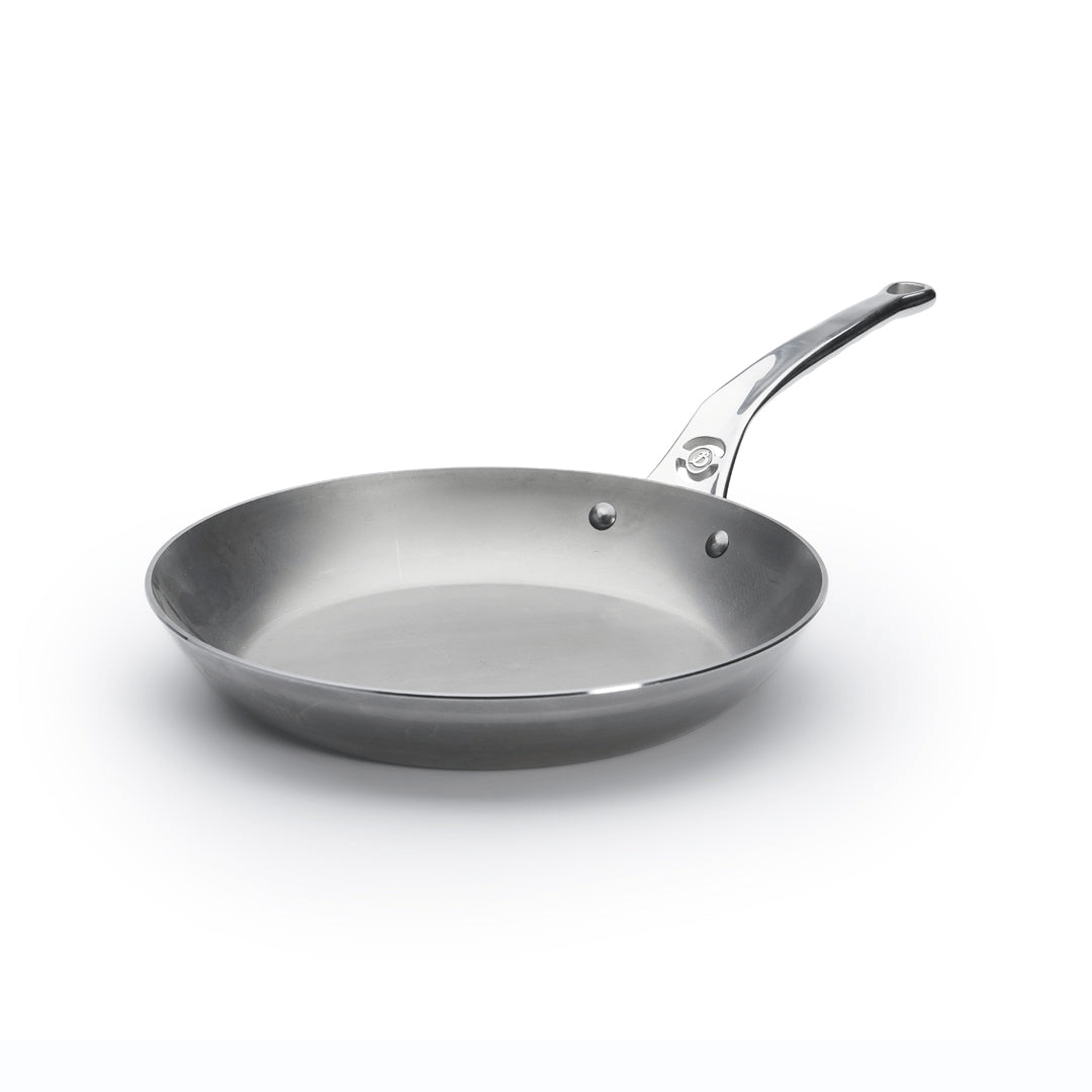 de Buyer Mineral B Pro Carbon Steel Frypan - 8, 9.5, 11 Inch Oven Safe Skillet for Professional Cooking | Perfect for Searing, Frying & Baking at Home or Restaurant Use