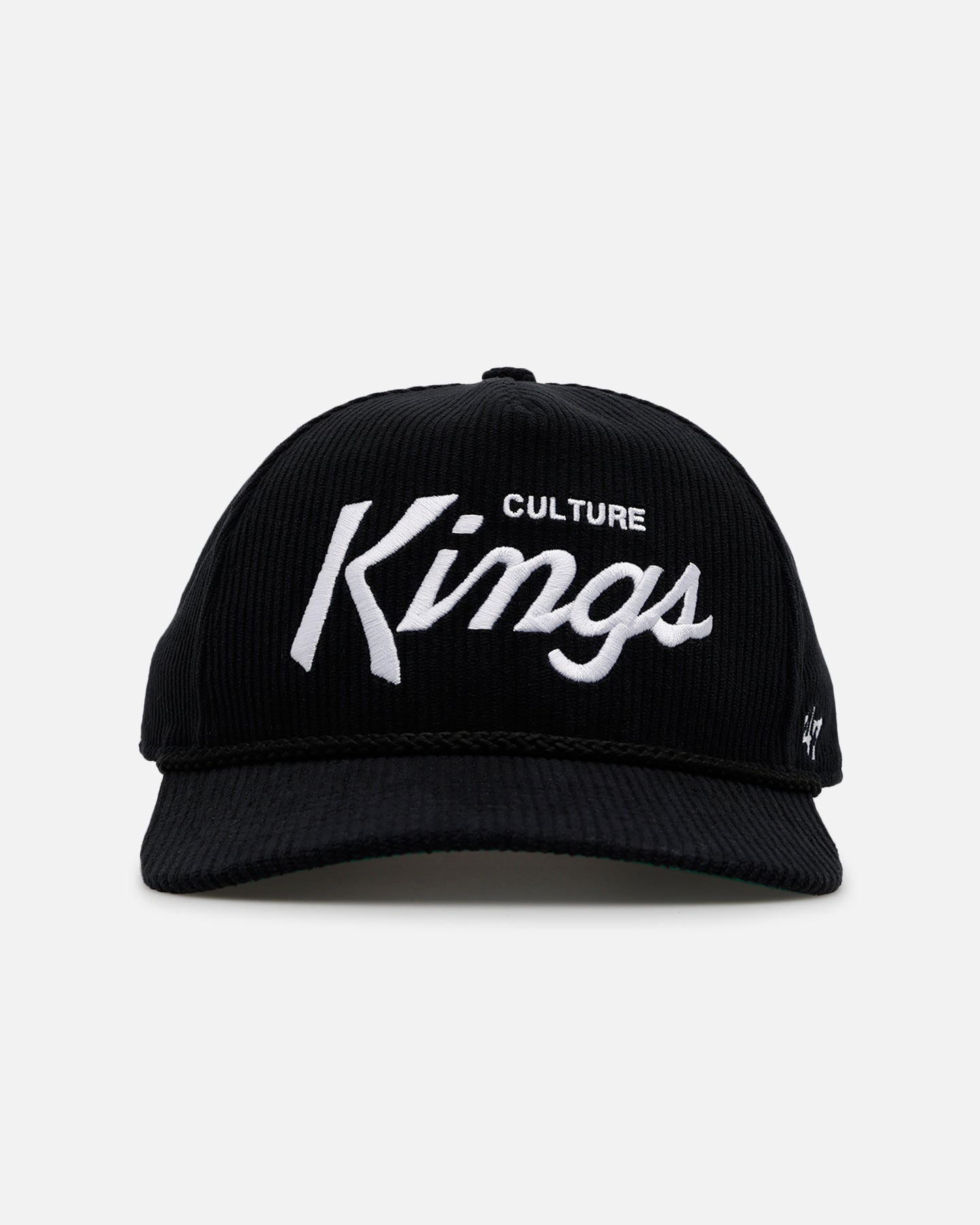 47 Brand Culture Kings Crossrope 'Culture Kings Script' Snapback Hat - Black Adjustable Baseball Cap for Men & Women - Perfect for Streetwear, Hip Hop Fashion & Urban Lifestyle