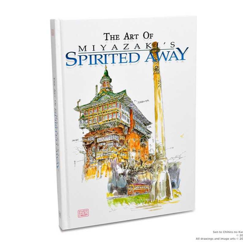 Spirited Away Art Book by Hayao Miyazaki - Official Studio Ghibli Anime Art Collection for Fans, Gift for Anime Lovers, Perfect for Home Decor and Cosplay Inspiration